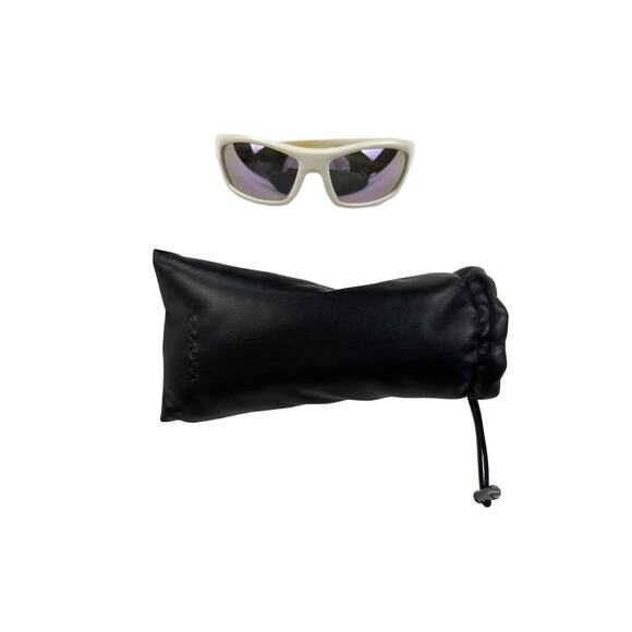 Lexxola - Neo 200 Sunglasses in Cream with Reflective Lenses - Picture 1 of 7
